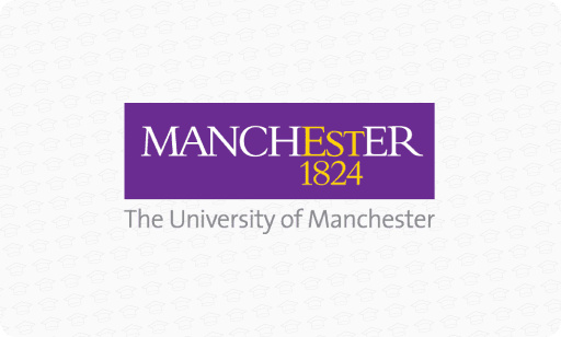 Logo der University of Manchester, Vereinigtes Königreich