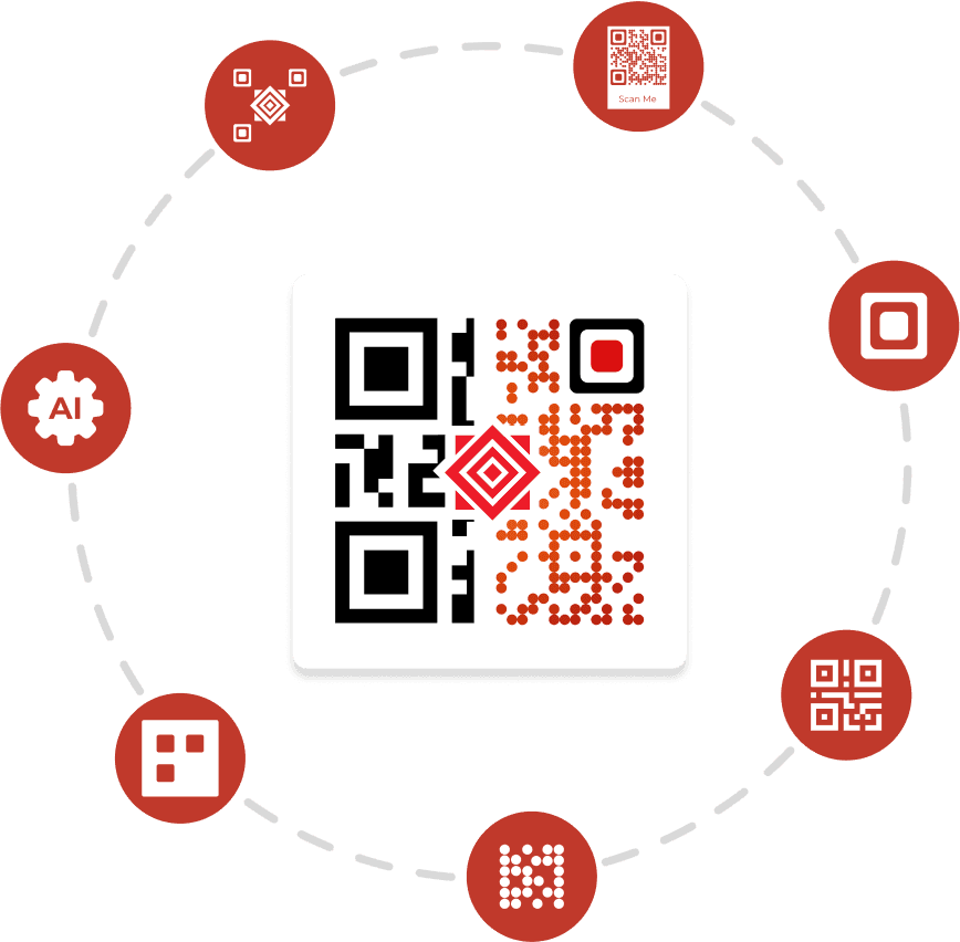 Generieren Sie QR-Codes mit Logos, Rahmen, Bildern und mehr.