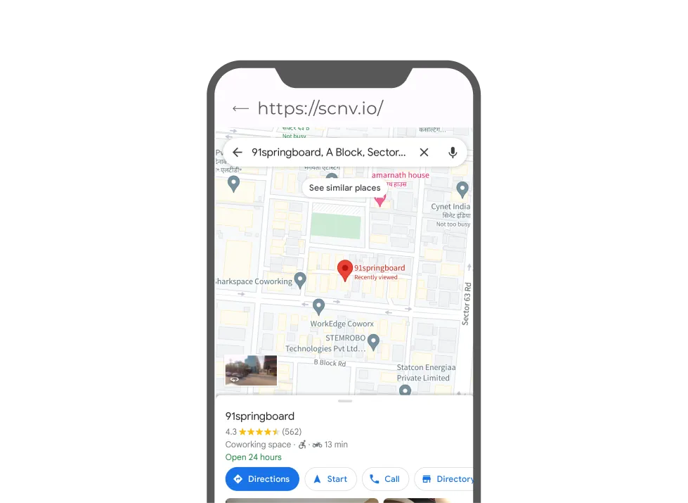 Google Maps QR-Code