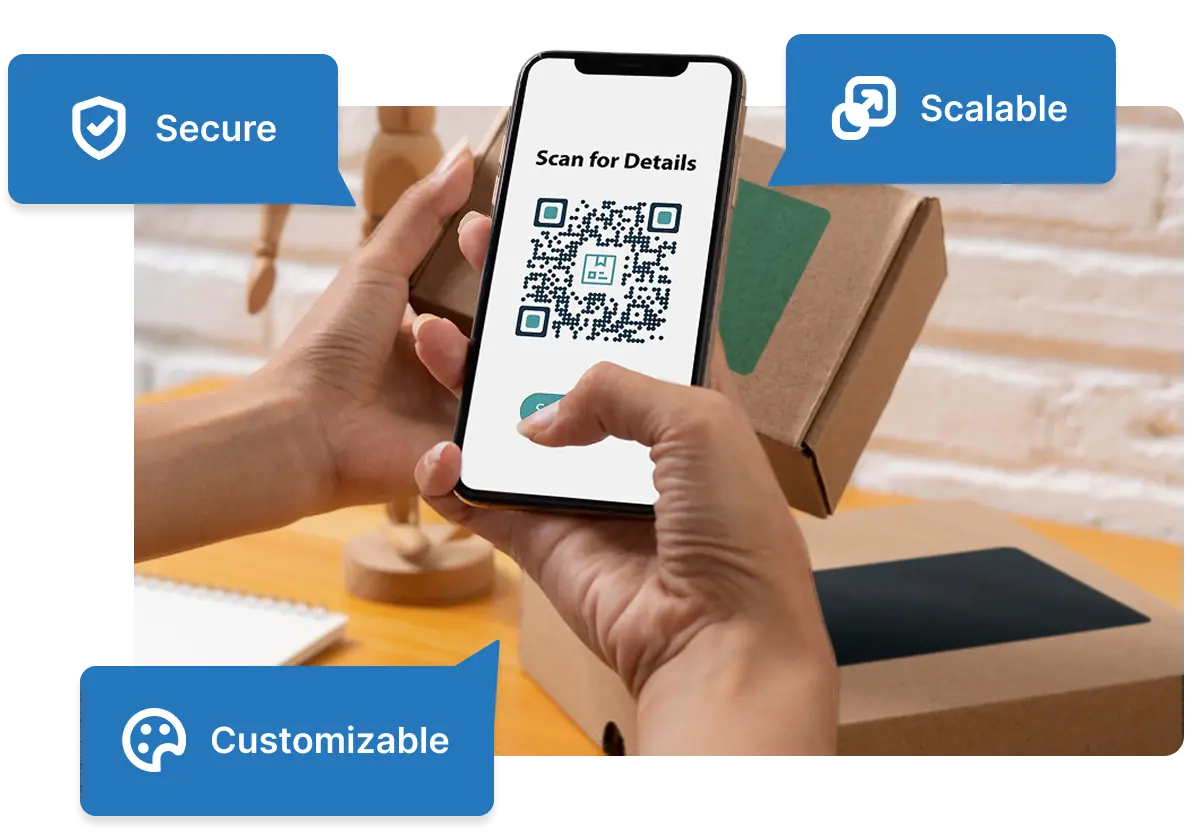 Die sicheren, skalierbaren und anpassbaren Enterprise-QR-Codes von Scanova in Aktion