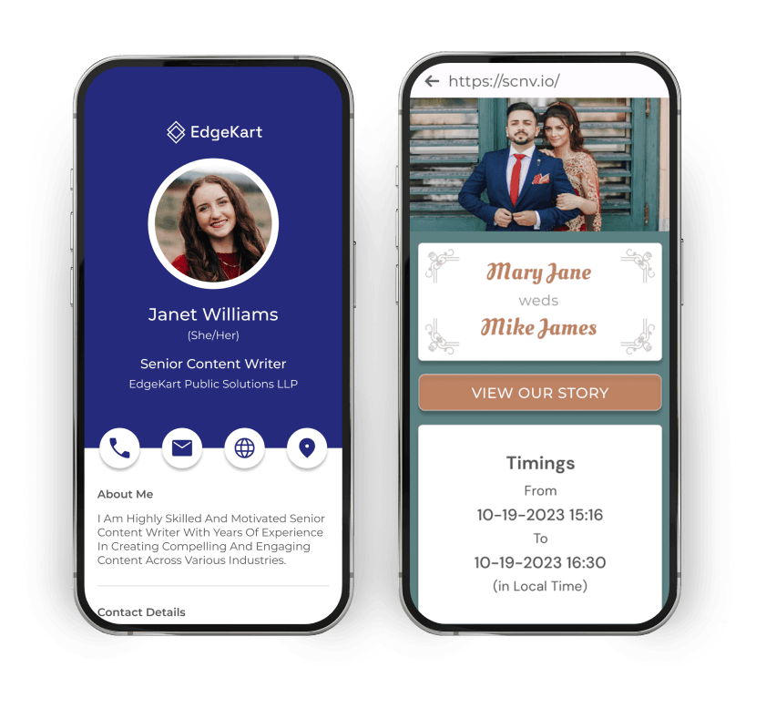 Erstellen Sie individuelle mobile Landingpages mit dem besten QR-Code-Generator von Scanova.