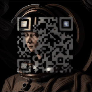 Beispiel für einen KI-generierten QR-Code