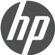 Das Logo von HP, einer Technologiemarke, die unsere QR-Dienste für eine effiziente Produktverfolgung nutzt.