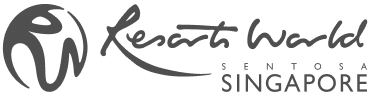 Das Logo von Resort World, einer Hotelmarke, die den Gästeservice mit den QR-Codes von Scanova optimiert.