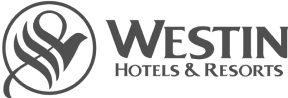 Das Logo von Westin, einer Hotelmarke, die mithilfe unserer QR-Lösungen den Gästeservice verbessert.