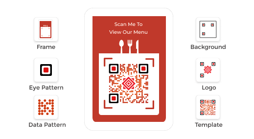 Mit dem QR-Code-Generator von Scanova mit Logo können Sie Ihre QR-Codes individuell anpassen, indem Sie Markenfarben, Rahmen und mehr hinzufügen.