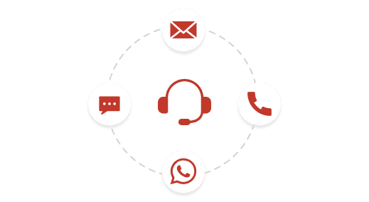 Das Kundensupport-Team von Scanova bietet zuverlässigen Support über verschiedene Kanäle wie WhatsApp, E-Mail, Telefon und Live-Chat.