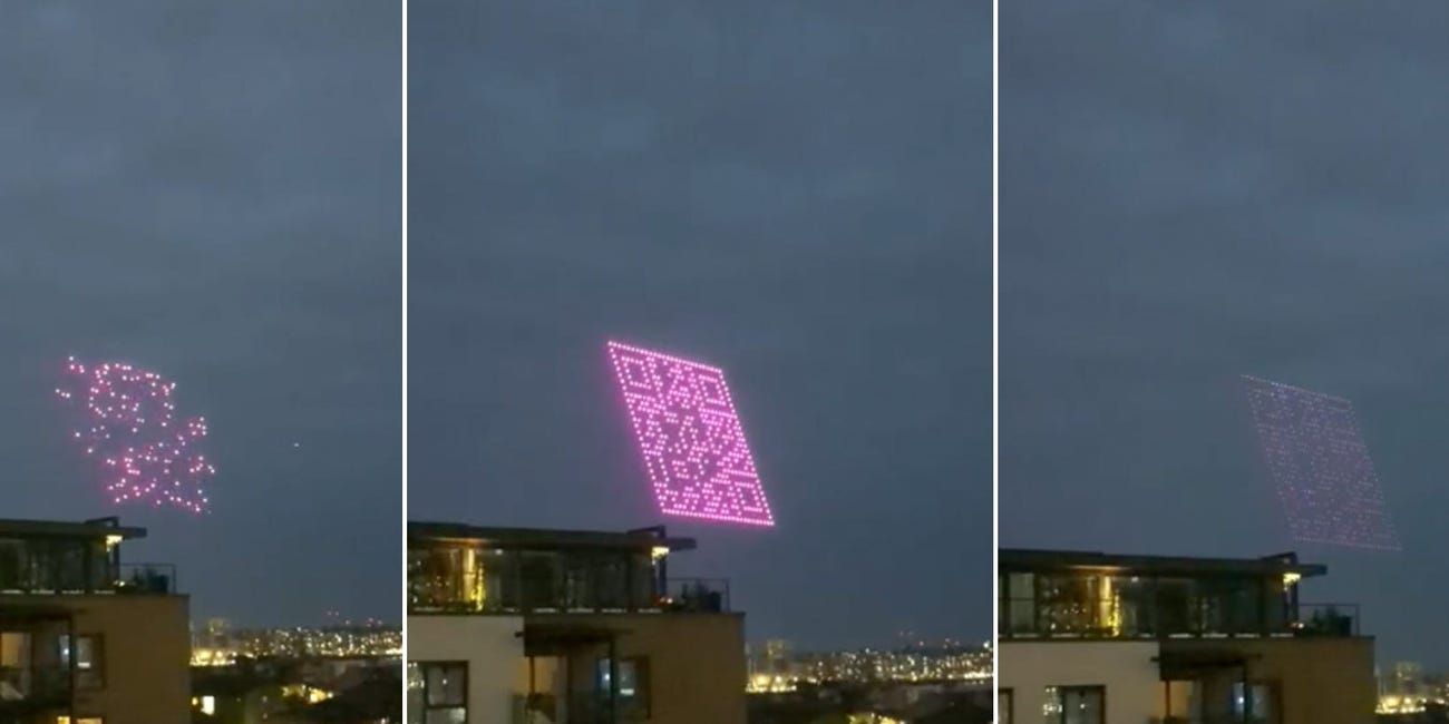 Sky-High QR Drone Show campaign image